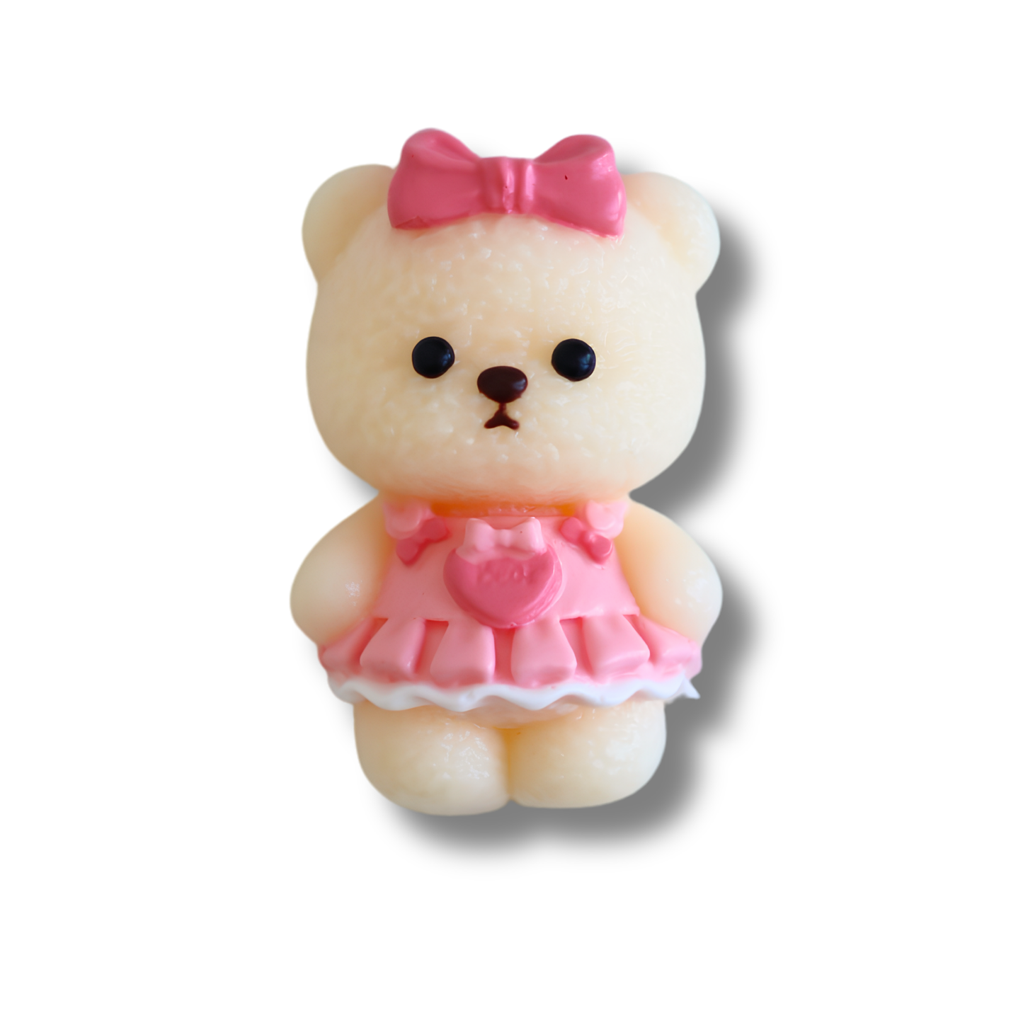 Squishy Taba Ourson Rose Bonbon