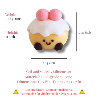Strawberry Mochi Taba Squishy