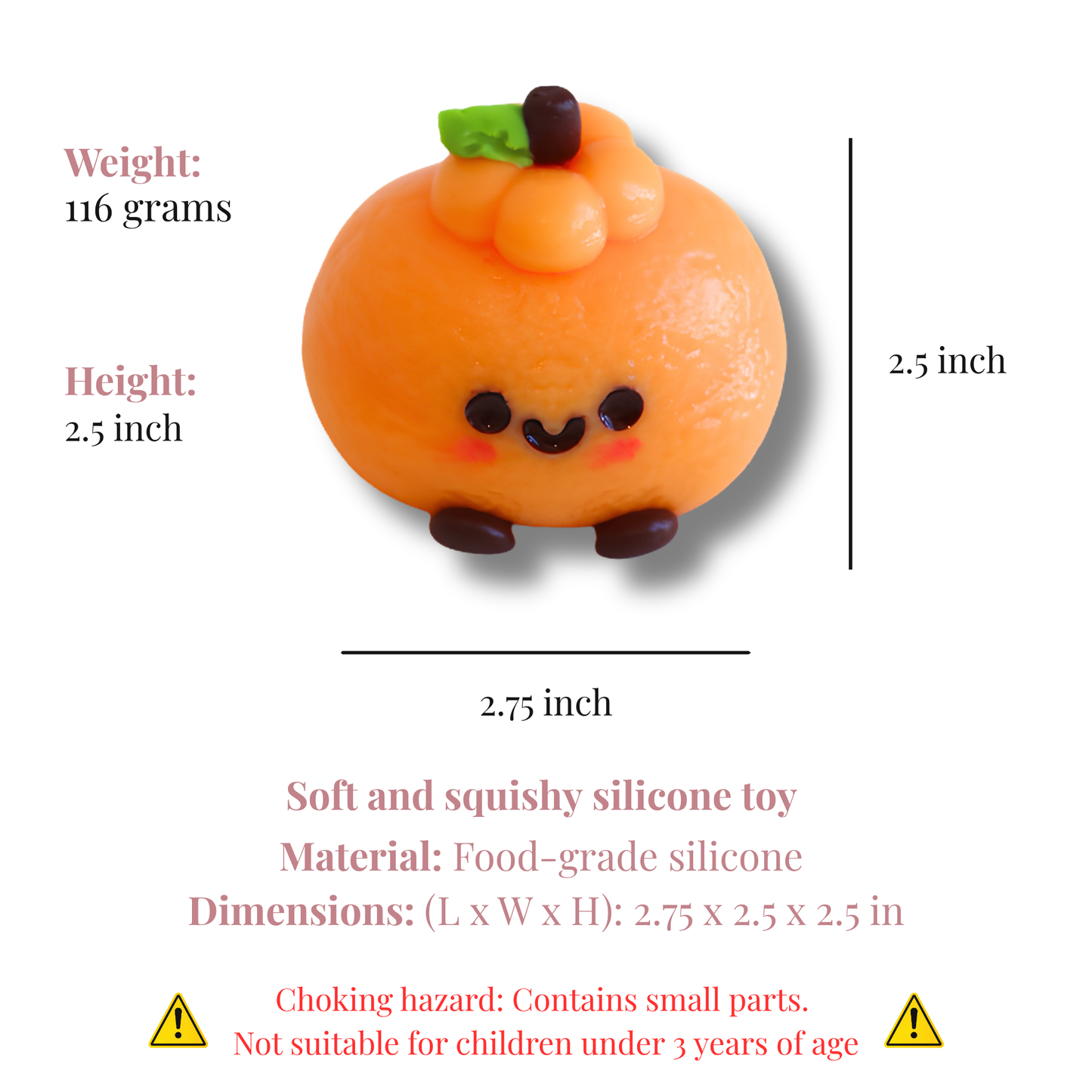 Sweet Orange Taba Squishy