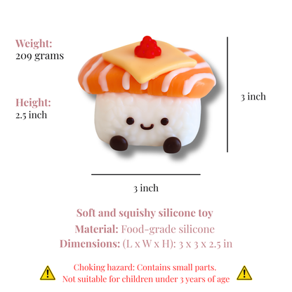 Salmon Sushi Taba Squishy