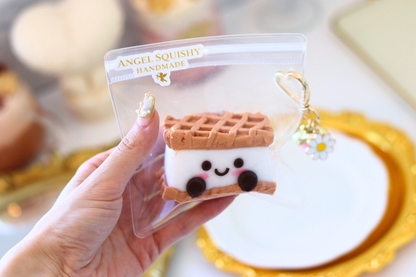 Waffle Sandwich Taba Squishy