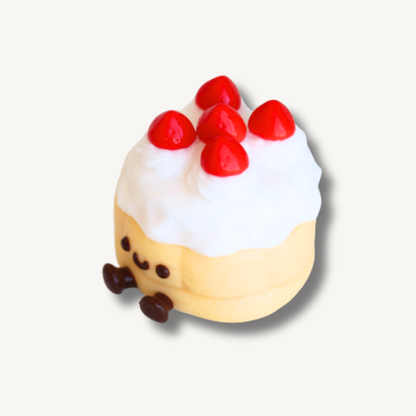 Vanilla Strawberry Cake Taba Squishy