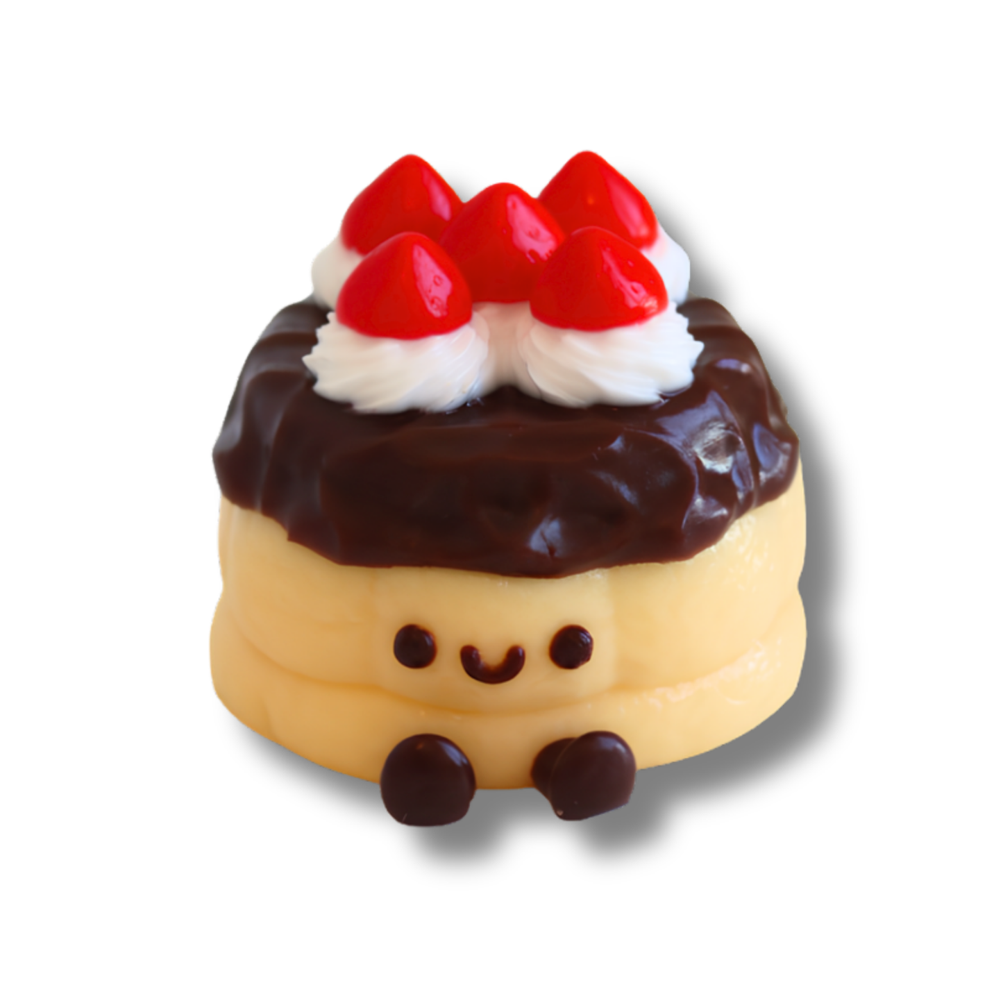 Chocolate Strawberry Cake Taba Squishy