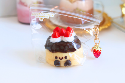 Chocolate Strawberry Cake Taba Squishy