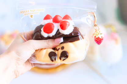 Chocolate Strawberry Cake Taba Squishy