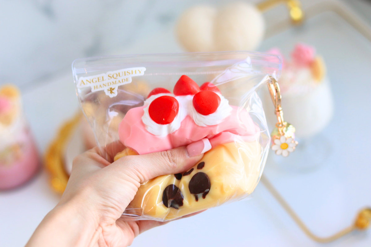 Strawberry Cake Taba Squishy