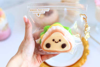 Fluffy Cream Sandwich Taba Squishy