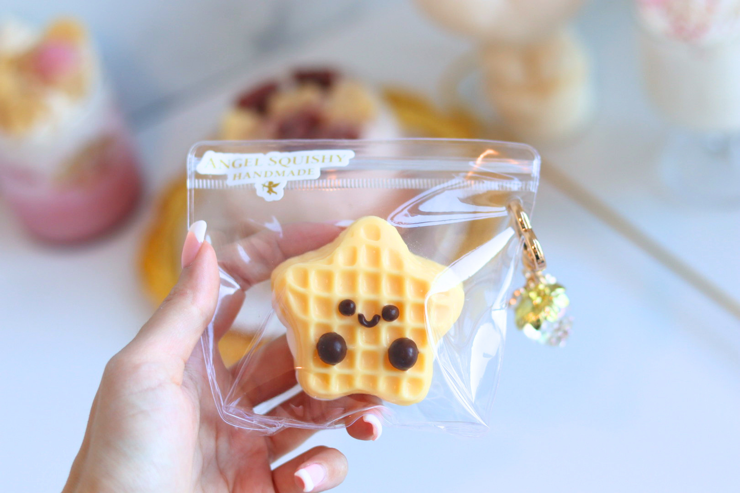 Waffle Star Taba Squishy