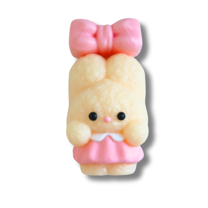 Pink Bow Bunny Taba Squishy