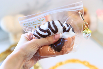 Chocolate Marshmallow Cupcake Taba Squishy