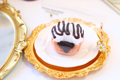 Chocolate Marshmallow Cupcake Taba Squishy