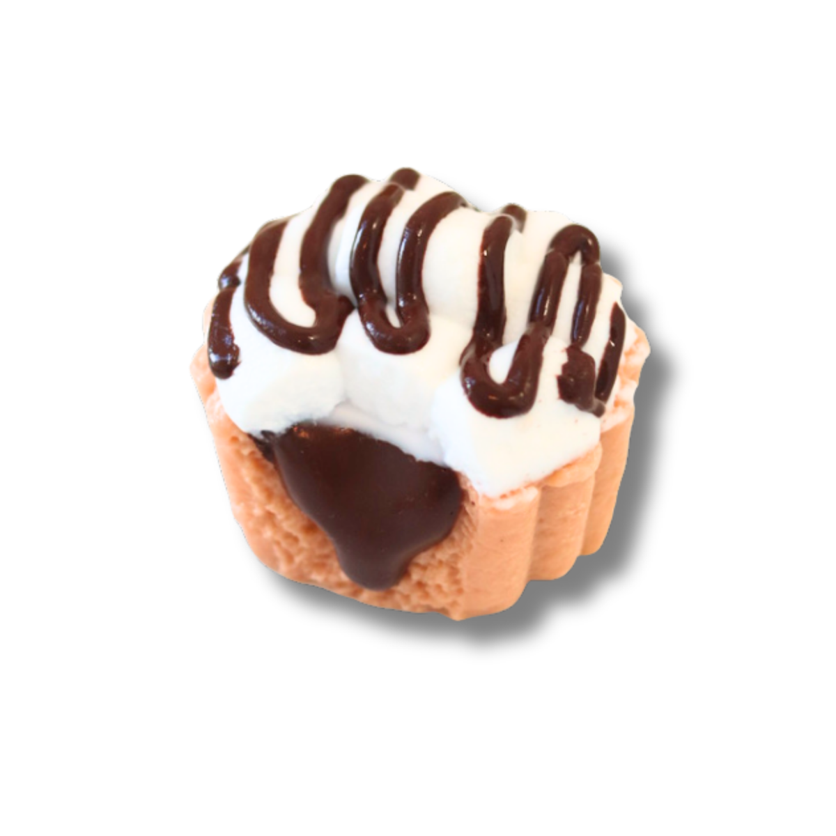Chocolate Marshmallow Cupcake Taba Squishy