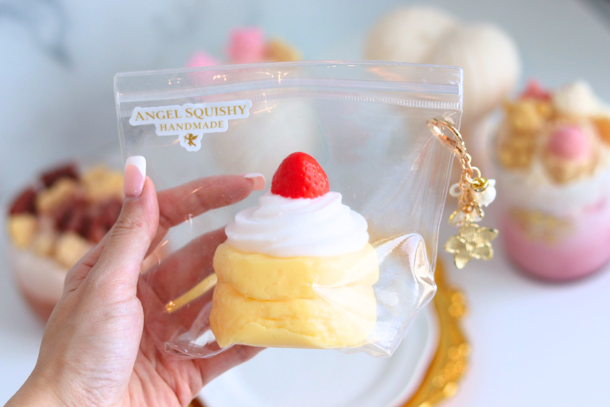Strawberry Pancake Taba Squishy