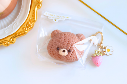 Knitted Brown Bear Taba Squishy