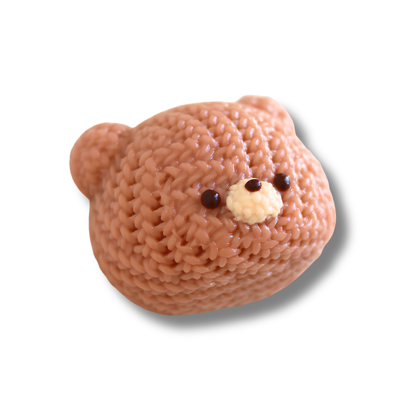 Knitted Brown Bear Taba Squishy