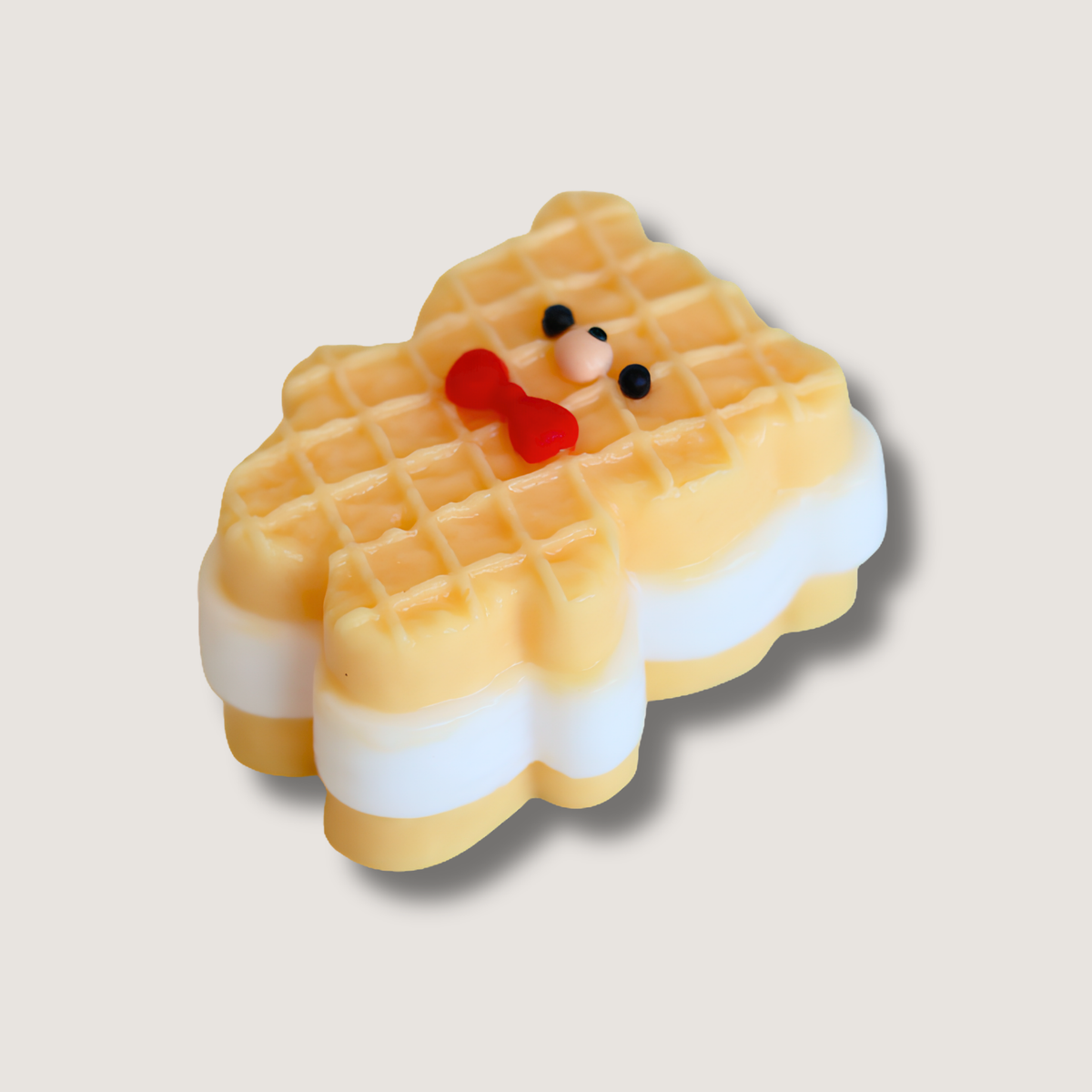 Sweet Waffle Bear Taba Squishy